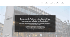 Desktop Screenshot of borgersenpartner.no