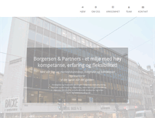 Tablet Screenshot of borgersenpartner.no